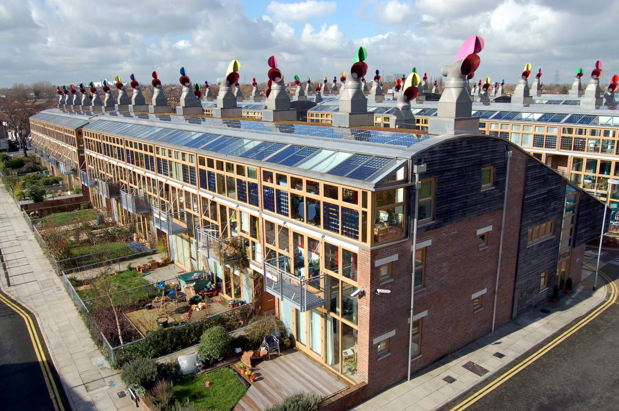BedZED eco-village, England. 